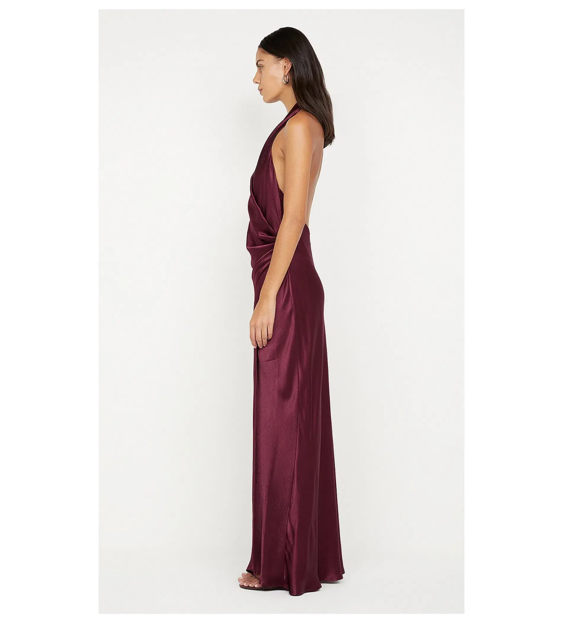 Bec and Bridge Elisia Wrap Maxi Dress in Plum Size AU 6 - Image 2