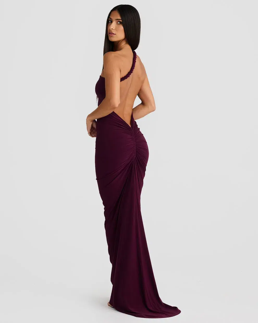 Melani The Label Maia Maxi Gown Mulberry  Size 6 - Image 9