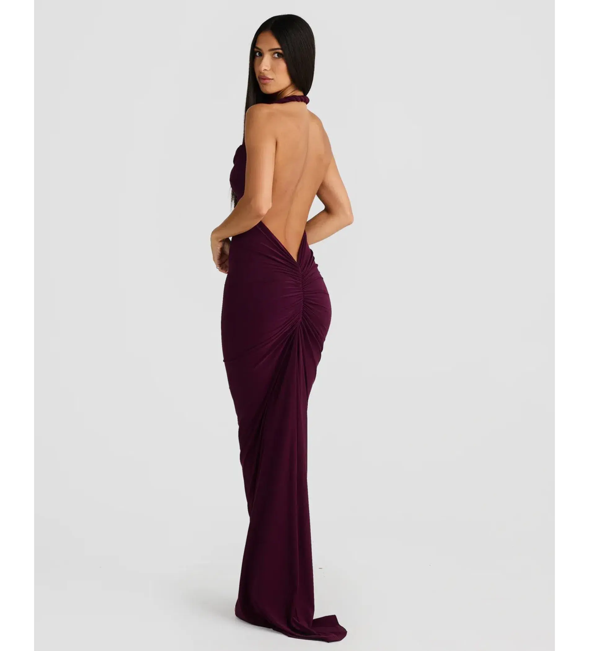 Melani The Label Maia Gown Mulberry Size M AU 10 - Image 2