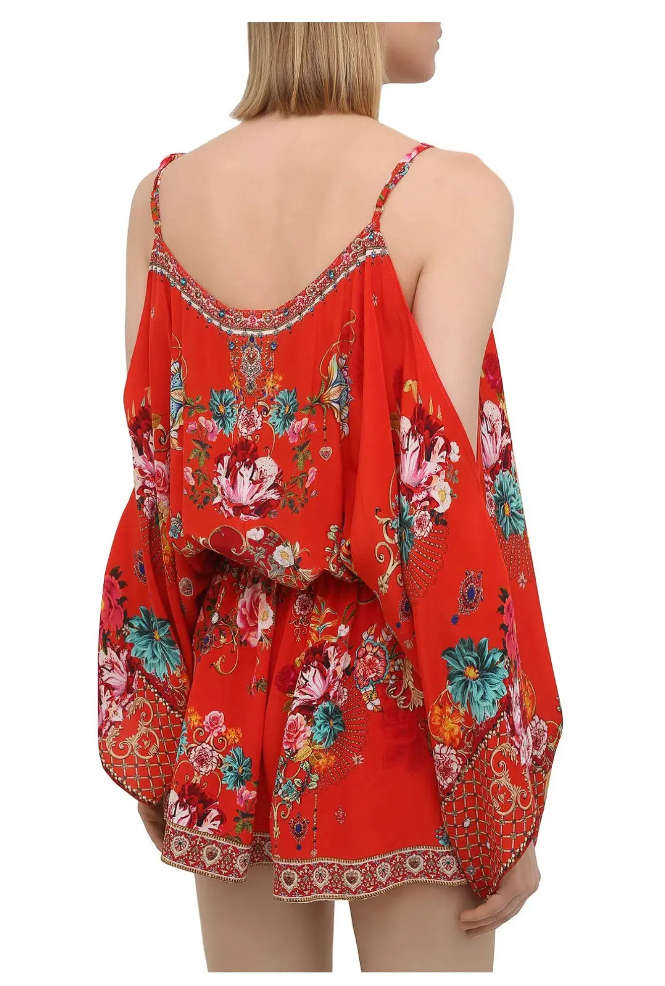Camilla Drop Shoulder Playsuit Cameos Can Can Size S AU 10 - Image 4