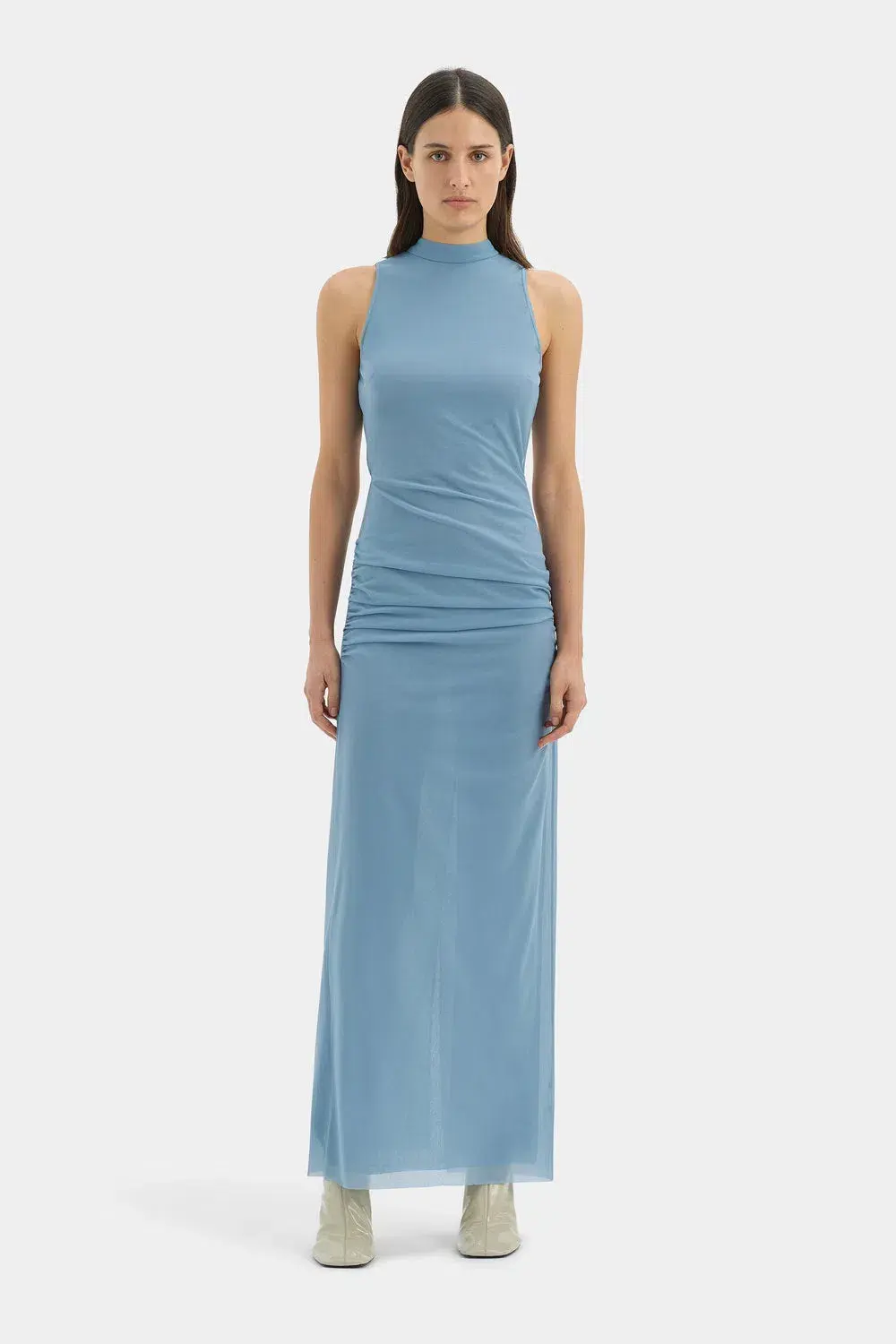 Sir the Label Ruby Open Back  Maxi Gown Aqua Size 8  - Image 1