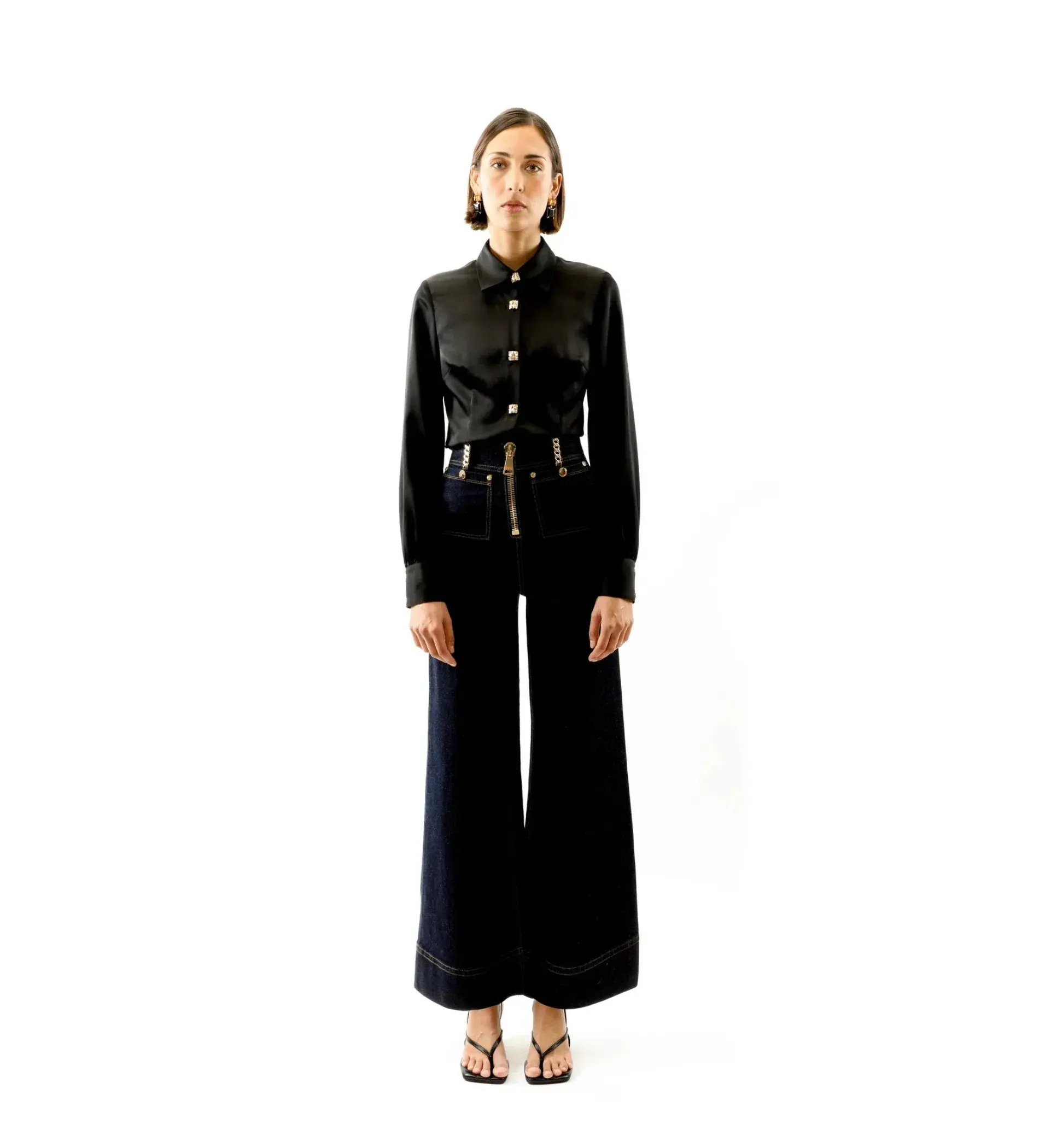 ALICE By Alice McCall Kate Blouse Black Size AU 12 - Image 2