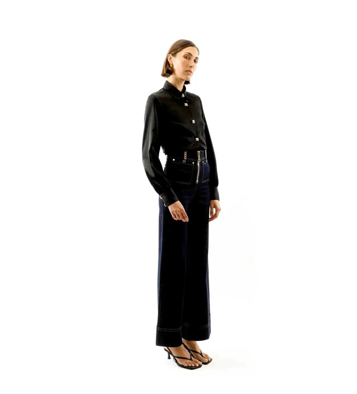 ALICE By Alice McCall Kate Blouse Black Size AU 12 - Image 3