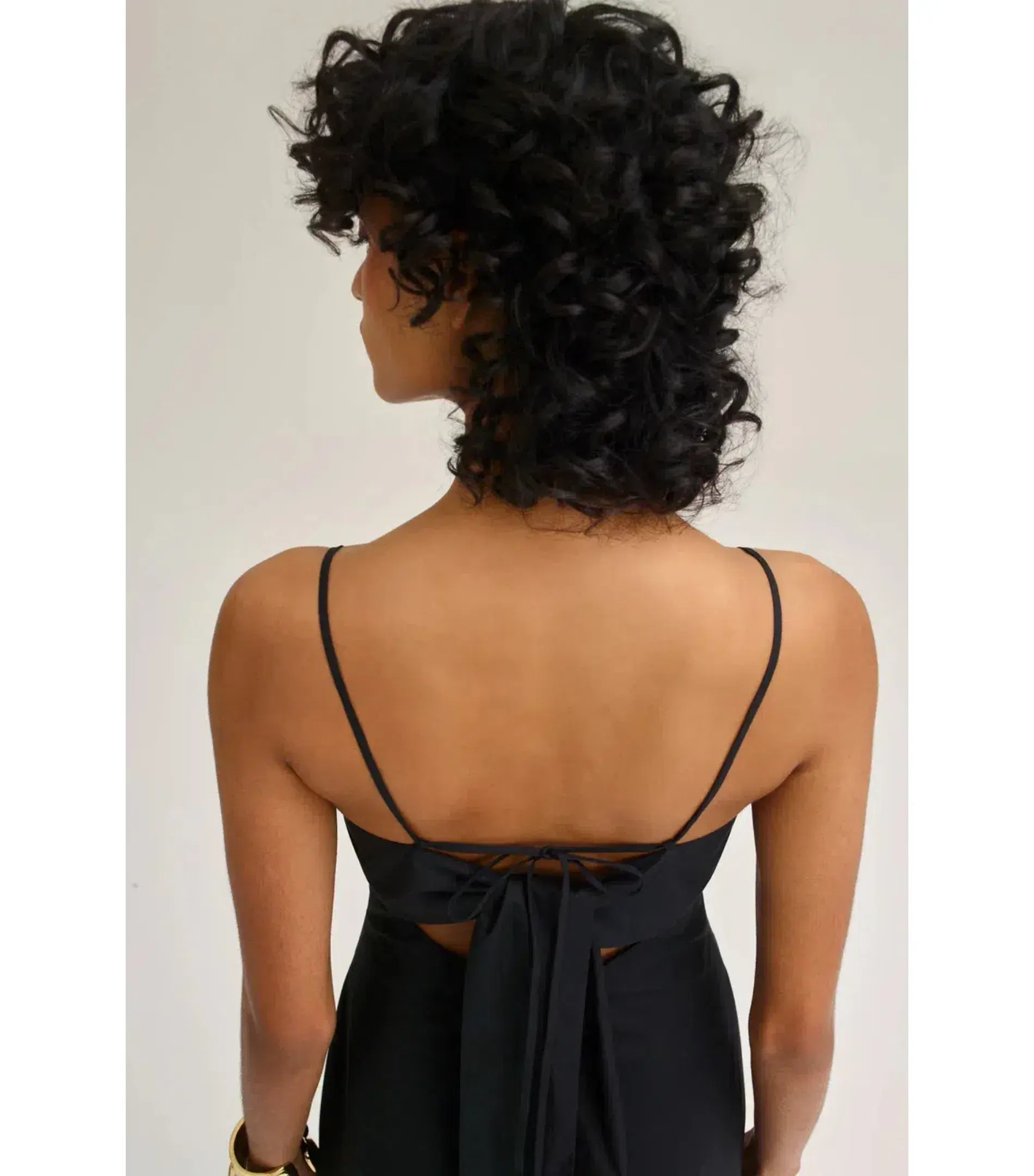Scanlan Theodore Parachute Cotton Strappy Maxi Dress Black Size AU 6 - Image 4