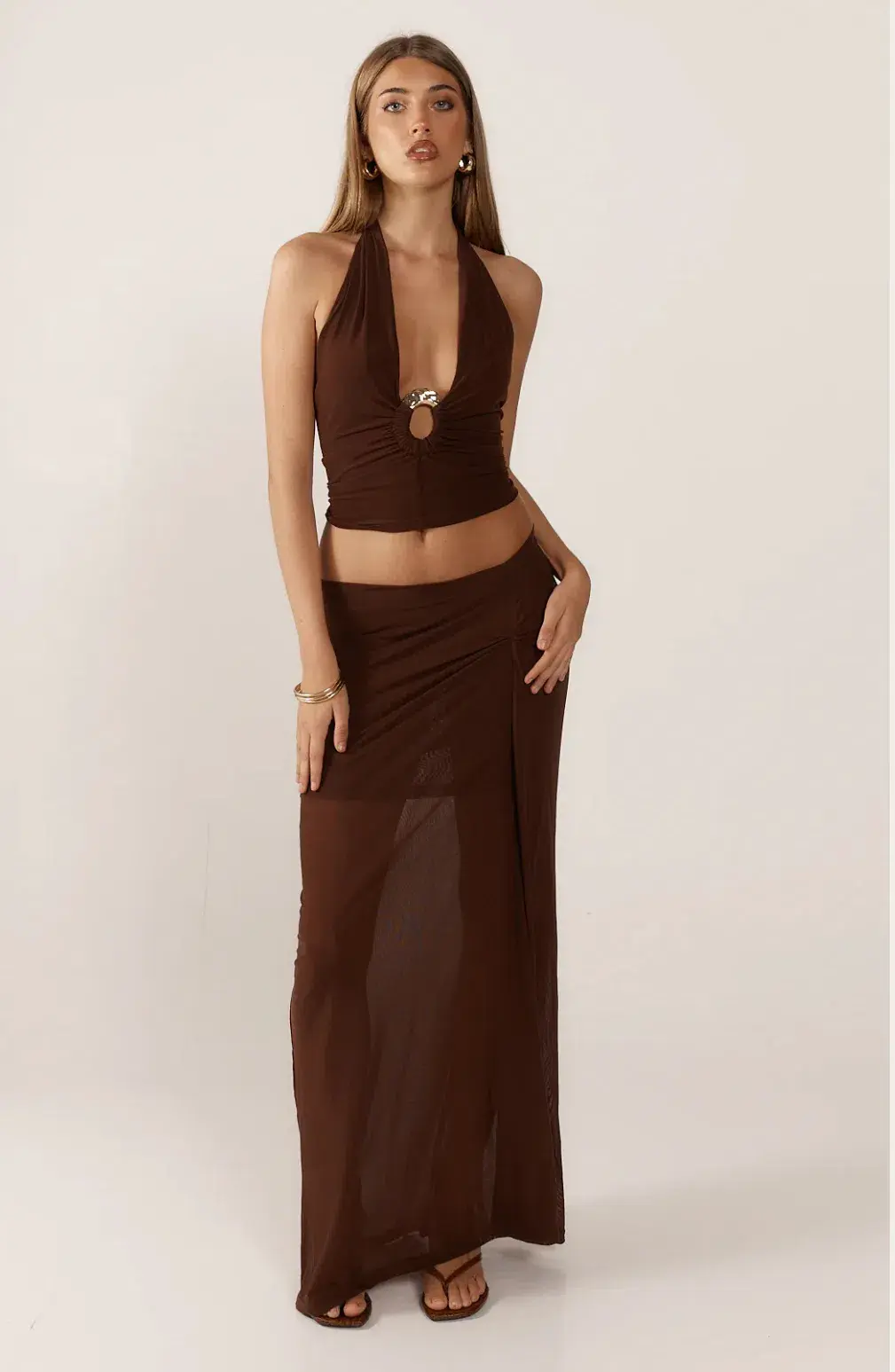 Ance Gria Nellie Set Brown Size 8/S - Image 2