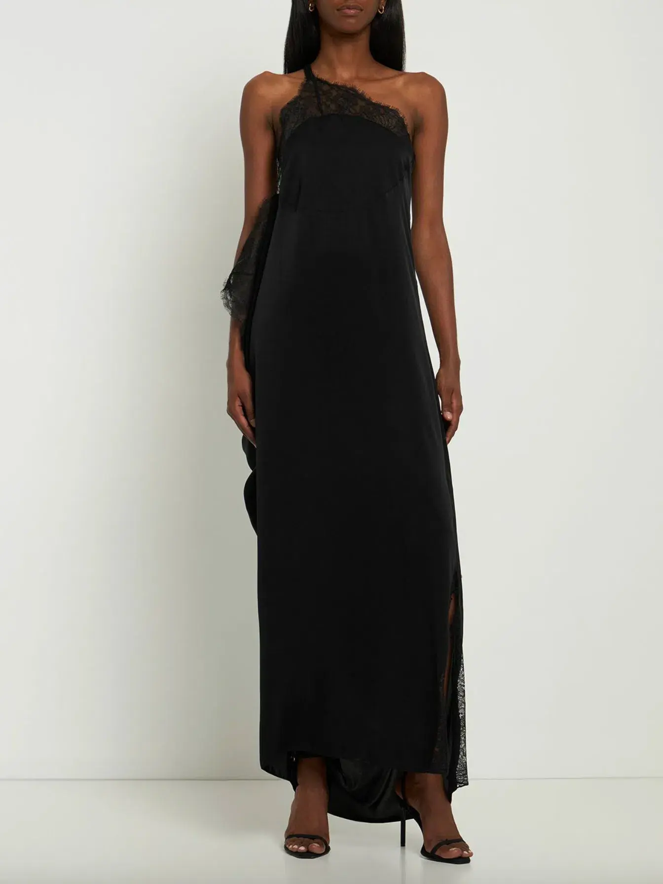 JW Anderson One Soulder Lace Maxi Dress Size AU 8 - Image 1