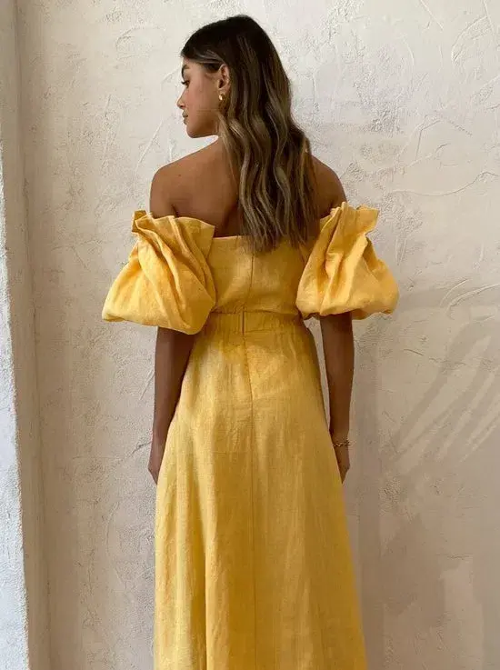 Sovere Noble Maxi Dress Buttercup Size AU 10 - Image 6