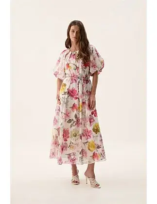 Aje Fleur Midi Dress Size 8/S for rent on The Volte - main image