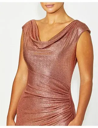 Anthea Crawford ELSIE DARK MAUVE GOWN Size 18 for rent on The Volte - main image