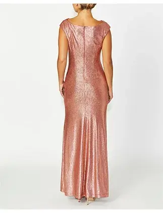 Anthea Crawford ELSIE DARK MAUVE GOWN Size 18 for rent on The Volte - main image