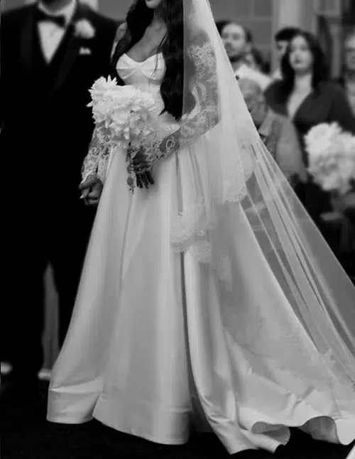 Marquise Bridal Wedding Dress Maxi White Size AU 6 - Image 1