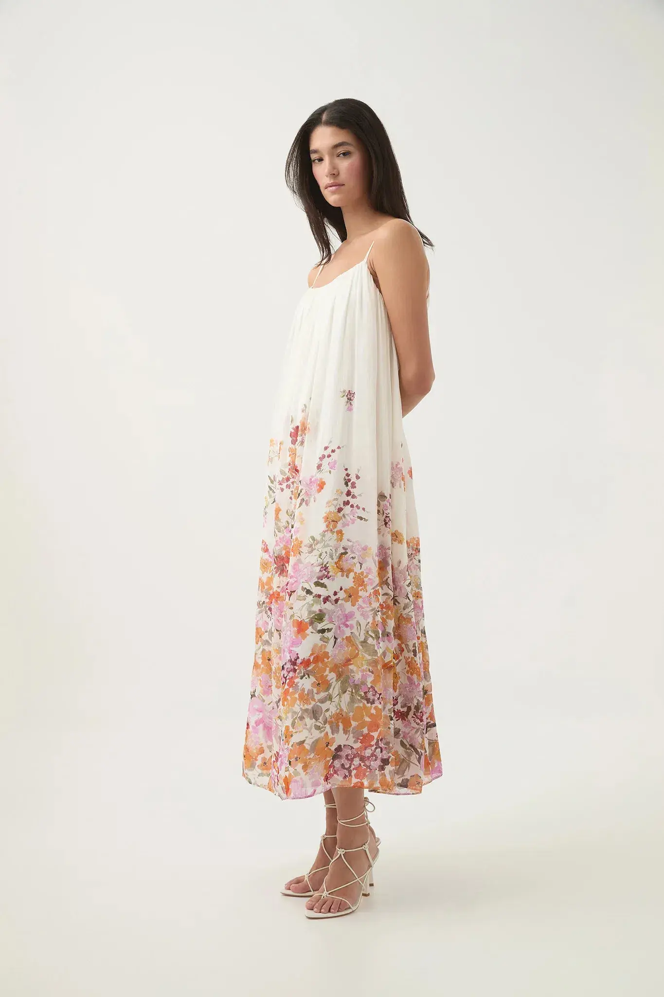 AJE Boeri Border Floral Print Midi Dress Size 8 - Image 3