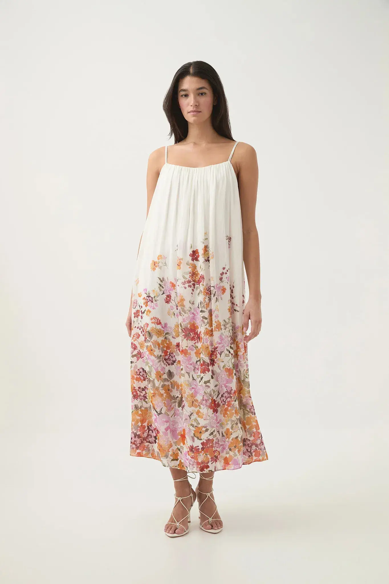 AJE Boeri Border Floral Print Midi Dress Size 8 - Image 1