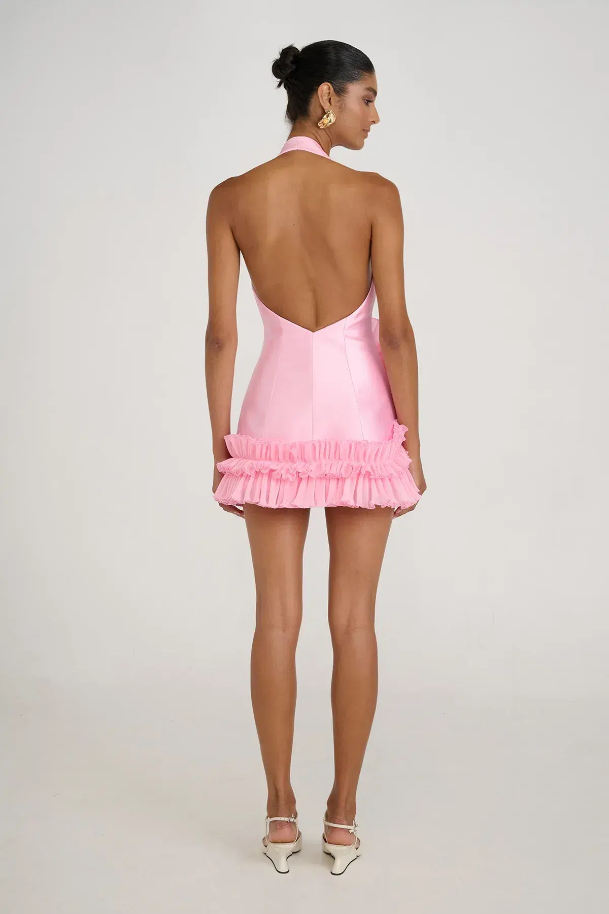 Eliya The Label Belinda Mini Dress In Pink Size AU 10 - Image 5