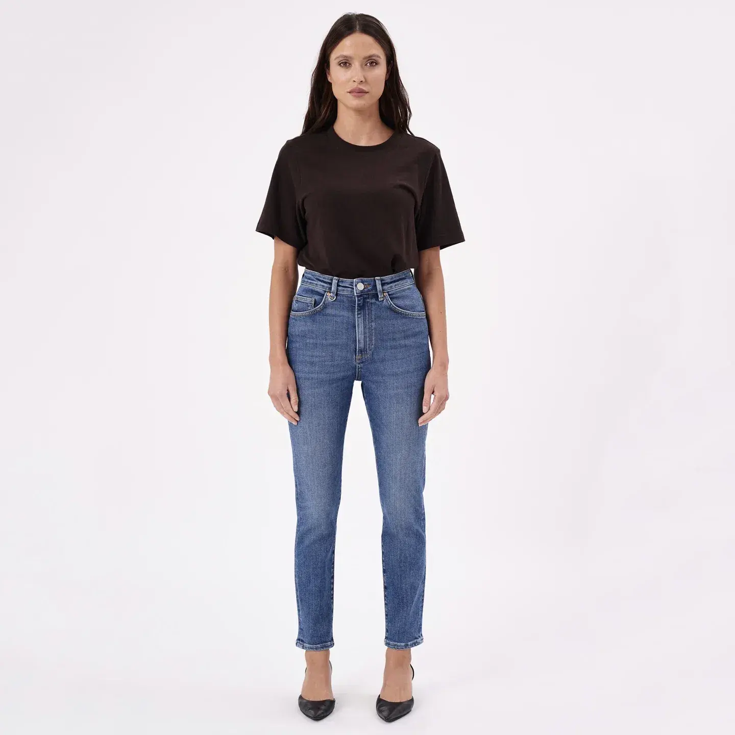 Neuw Denim Lola Mom Iris Jeans Indigo Size 8/S - Image 1