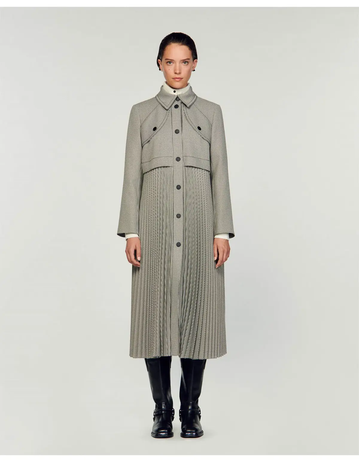 Sandro Paris Mathilda Trench Coat Size 12/L - Image 2