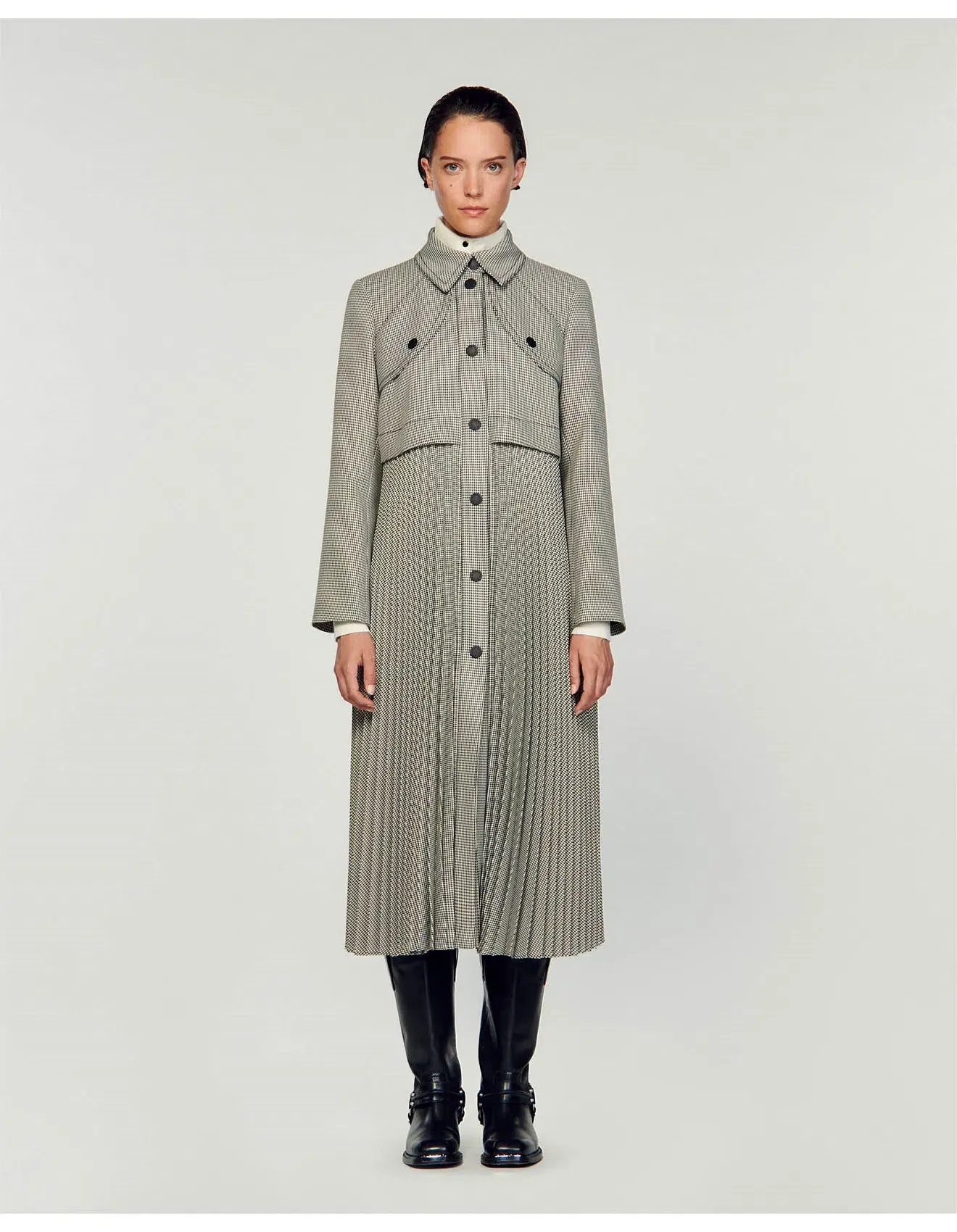 Sandro Paris Mathilda Trench Coat Size 12/L - Image 2