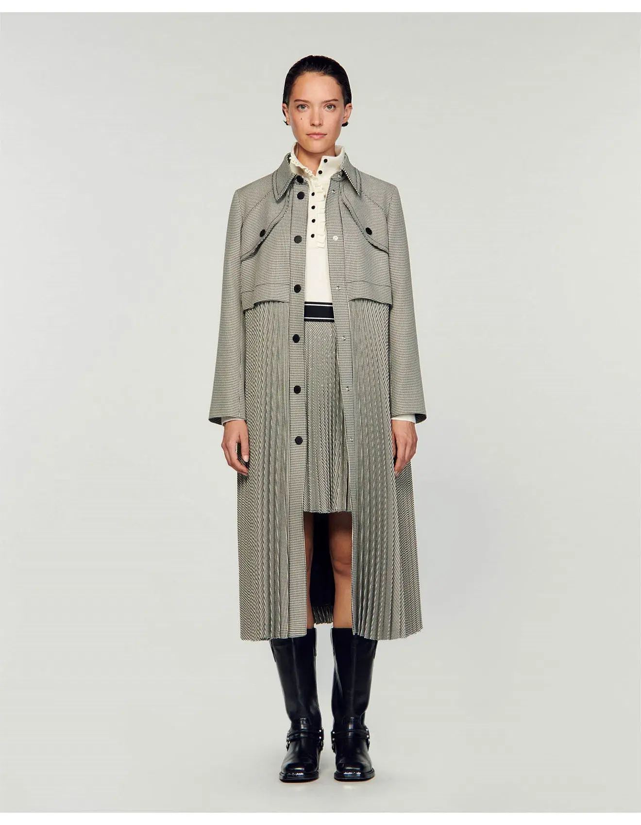 Sandro Paris Mathilda Trench Coat Size 12/L - Image 1