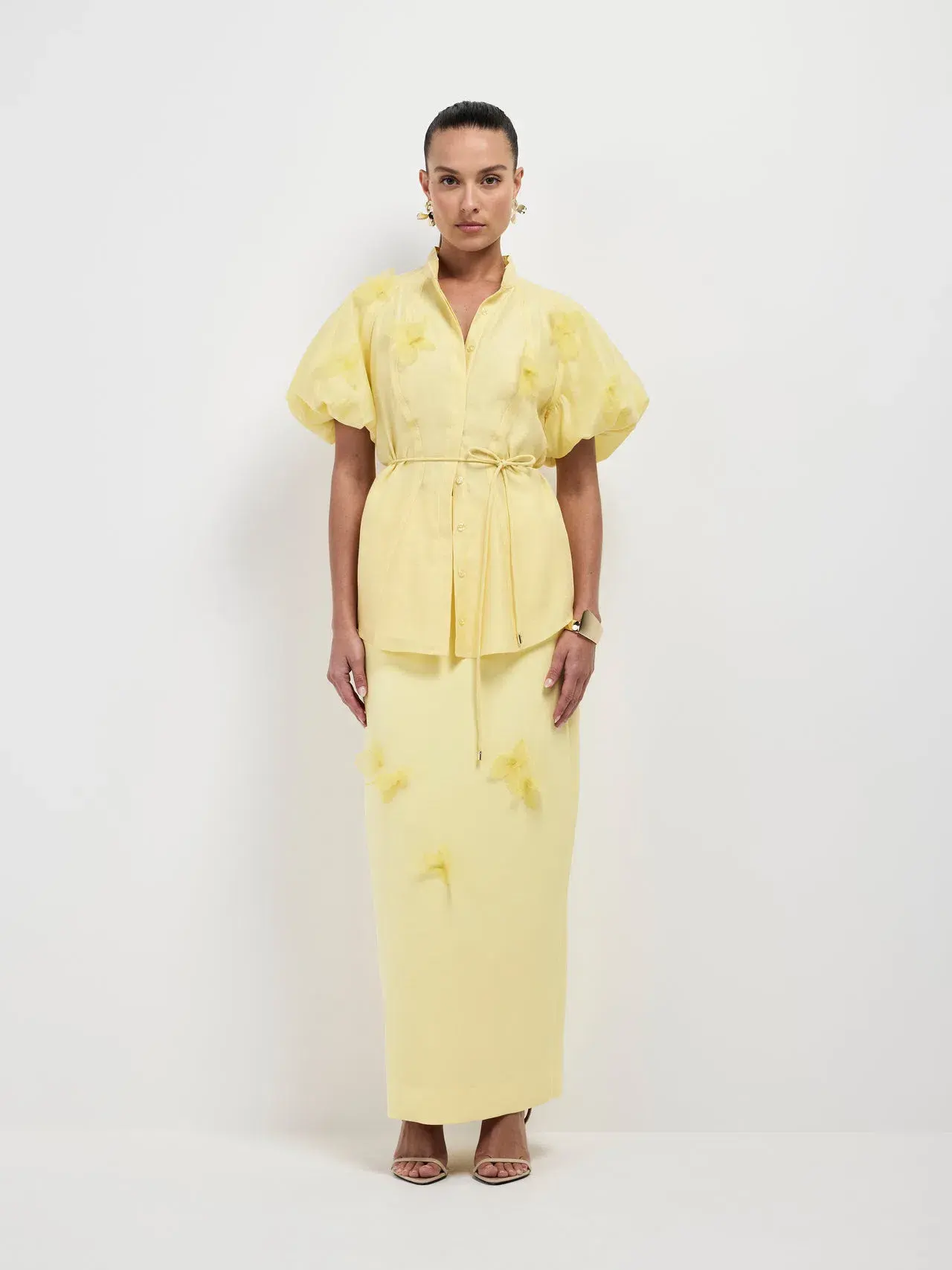Sheike Rose Garden Shirt Yellow Size 6  - Image 2