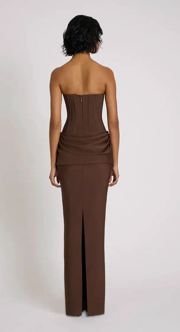 Eliya the Label Hilda Gown Brown Size AU 12 - Image 3