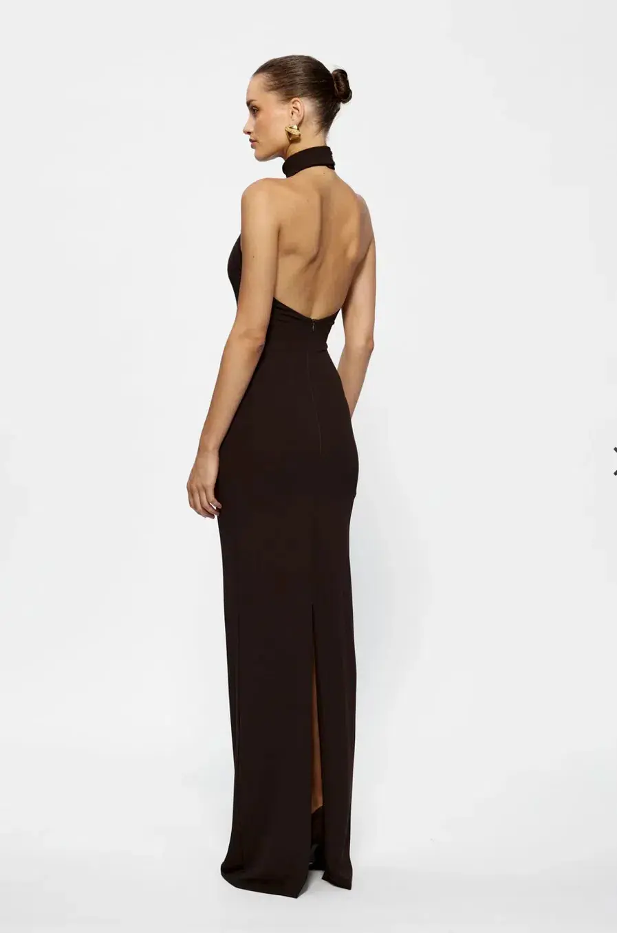 Effie Kats Rhi Gown Coffee Size 8/S  - Image 2