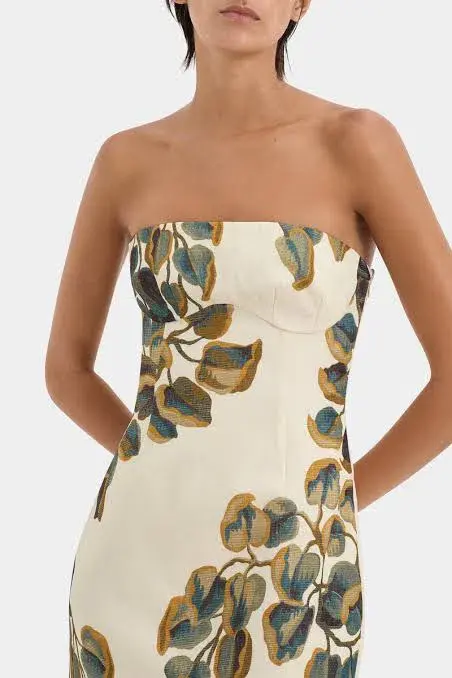 SIR Evalita Column Dress Midi Pine Valley Size AU 10 - Image 4