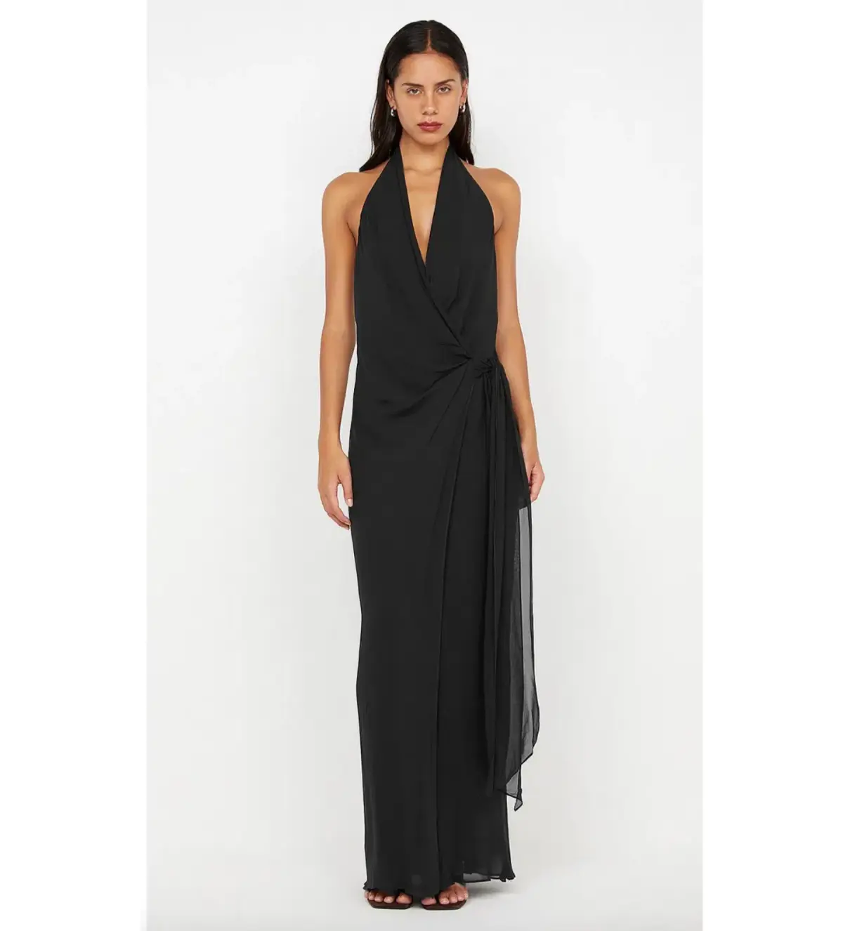 Bec Bridge Soneva Wrap Dress Black Size 8  - Image 1