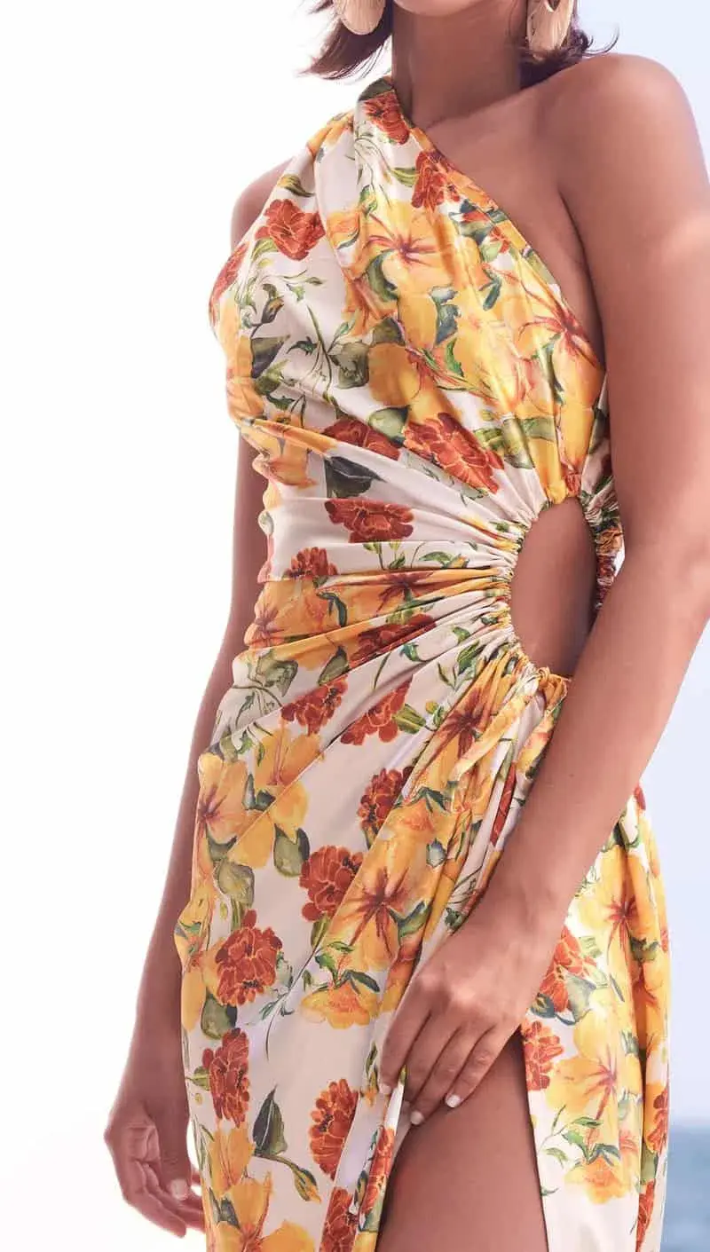 Sonya Moda Nour Yarden Floral Dress Floral Size 6 - Image 2