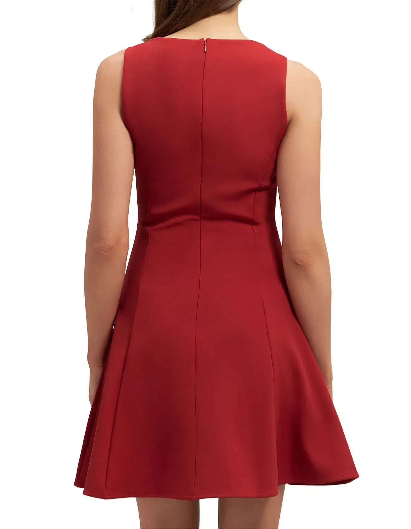 Guess Flare Arianna Mini Dress Red Size 10/M - Image 5