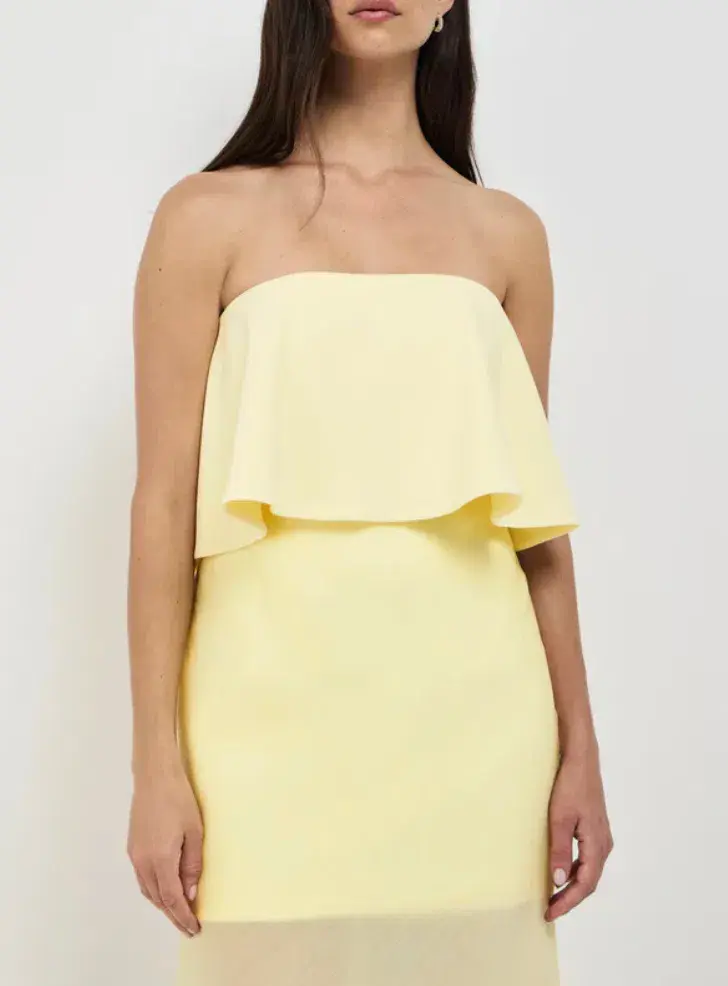 Sheike Gemini Dress Maxi Yellow Size AU 12 - Image 3