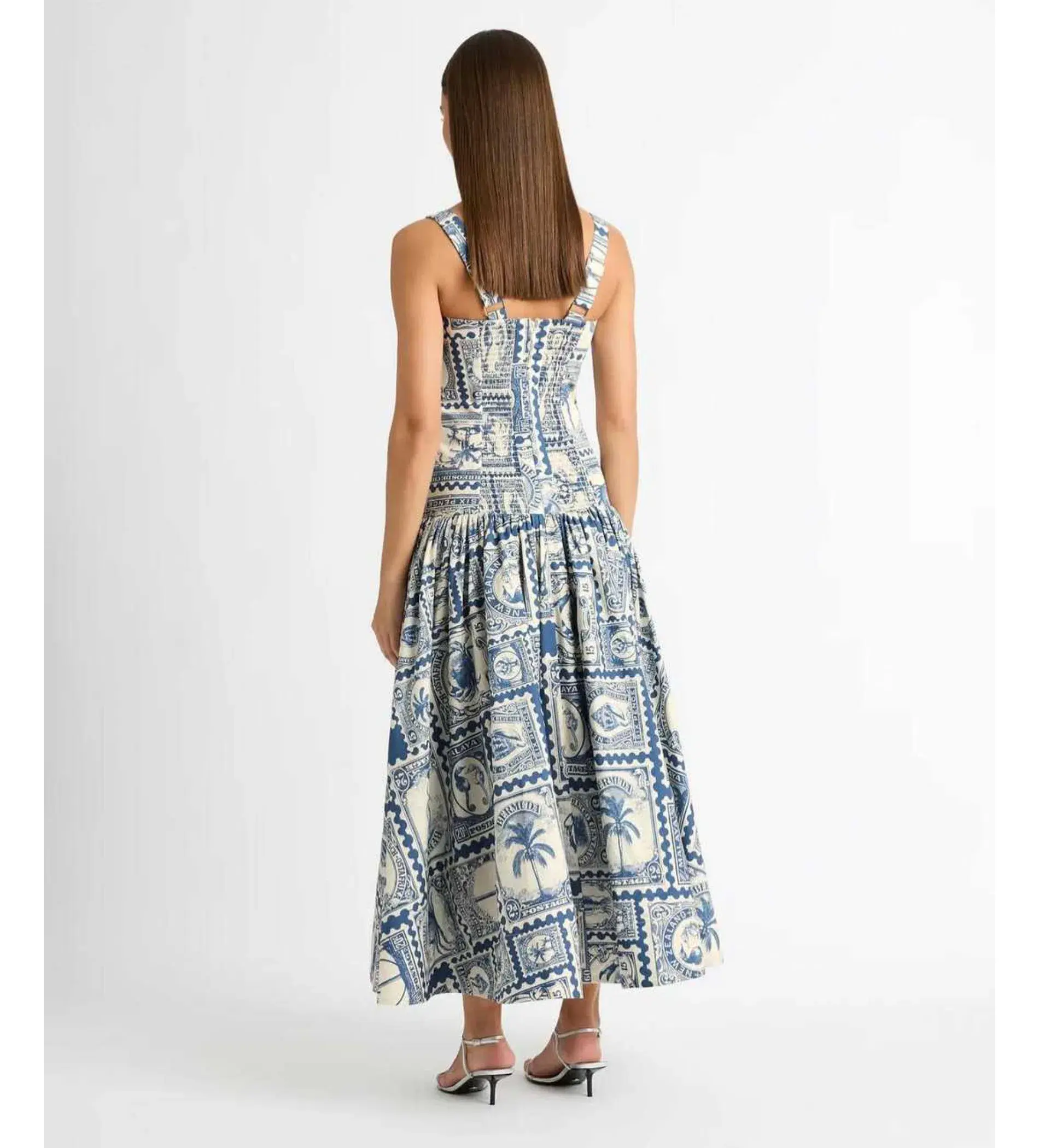 Sheike Bermuda Post Maxi Dress Multi Size AU 8 - Image 3