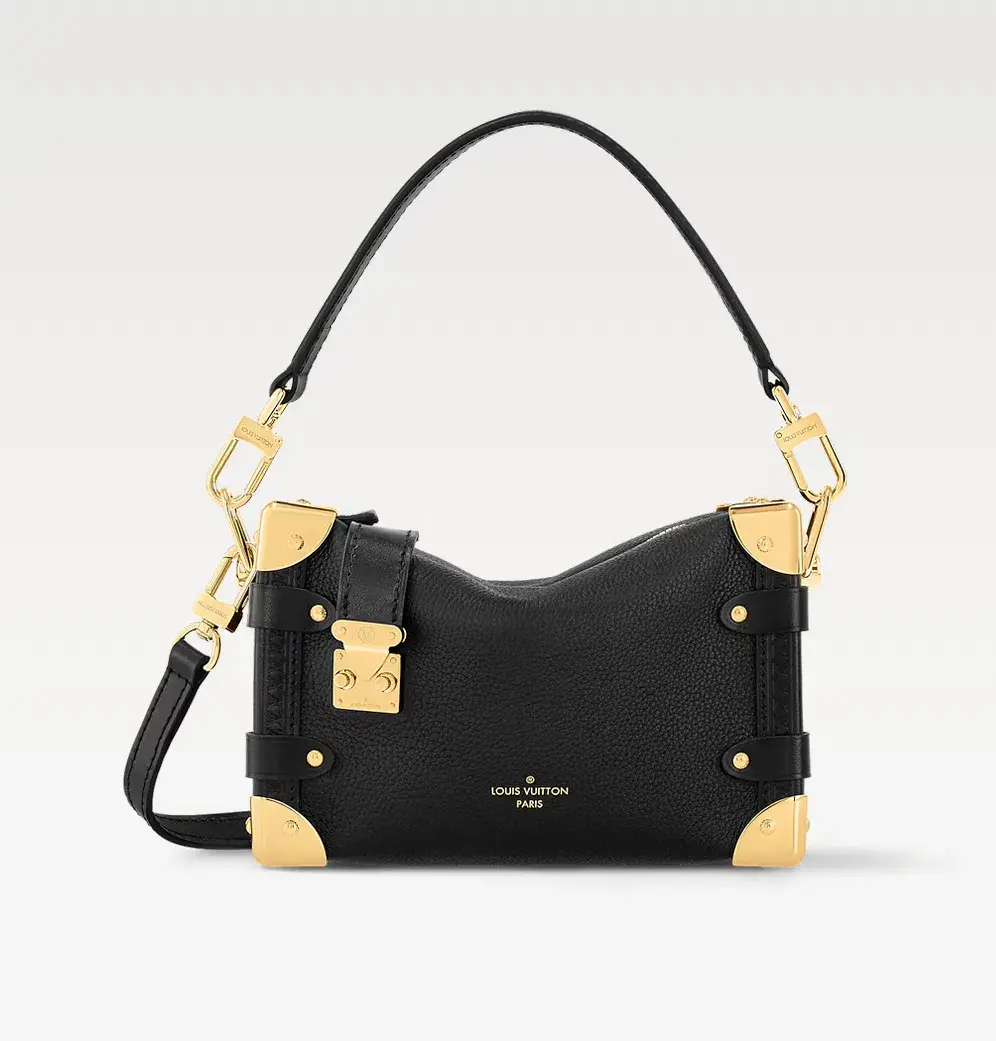 Louis Vuitton Side Trunk PM Black and Gold Bag - Image 1