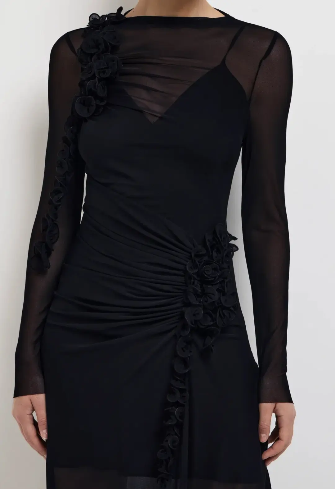 Sheike Odesse Dress in Black Size AU12 for rent on The Volte - main image