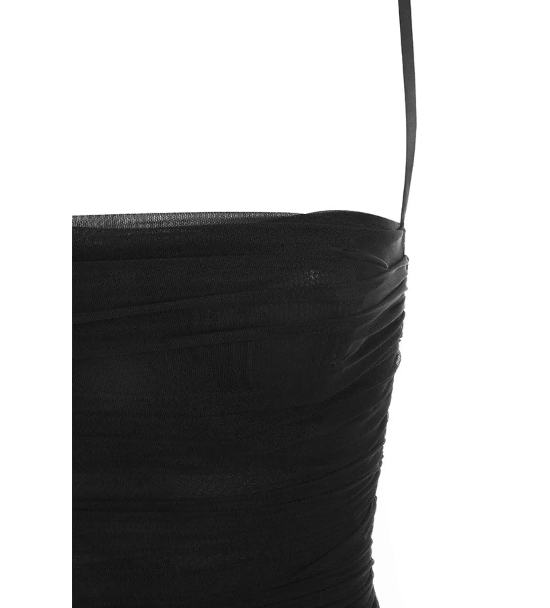 House of CB Fornarina Organza Mesh Maxi Dress Black Size AU 12 - Image 5