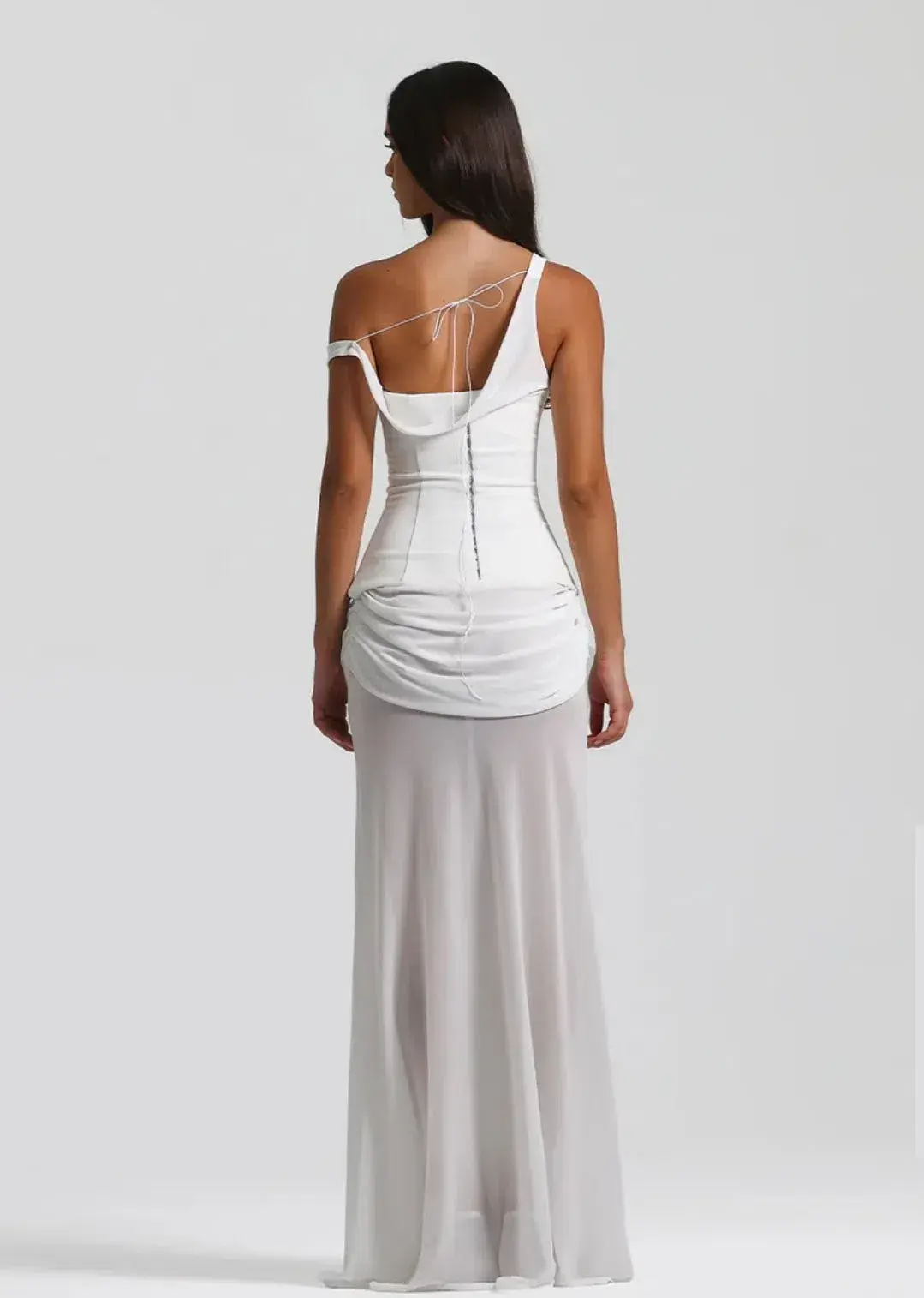Natalie Rolt Cadence Gown Maxi White Size AU 8  - Image 2