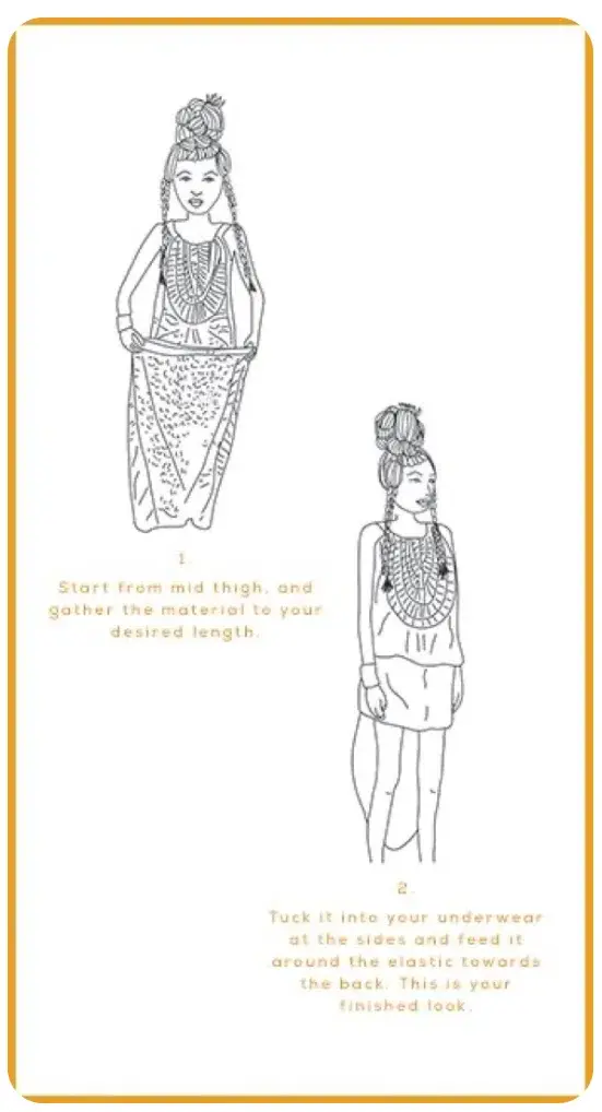 Camilla Gaudi Tribute Drawstring Dress Multi Print One Size for rent on The Volte - main image