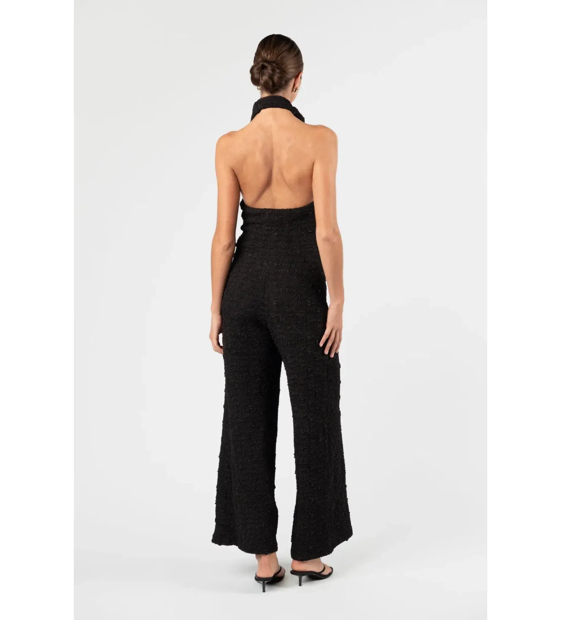 One Fell Swoop- Emmel Jumpsuit In Caviar Rose Size AU 14 - Image 3