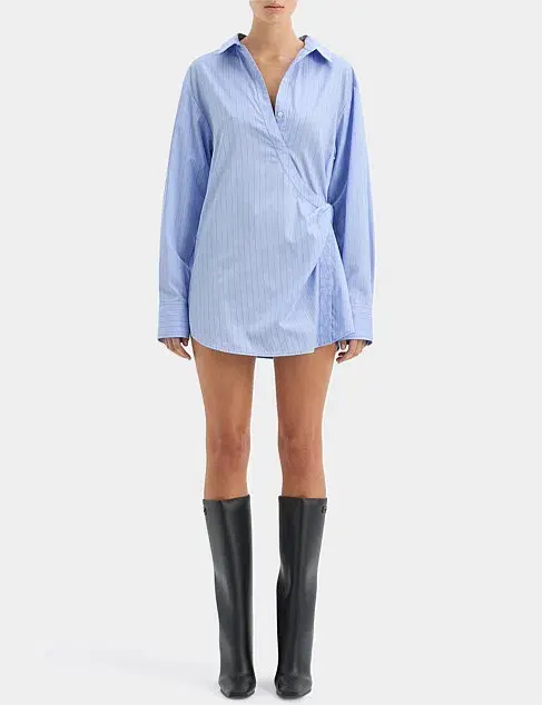 Sir the Label Lori Dress Mini Blue Size AU 4 - Image 1