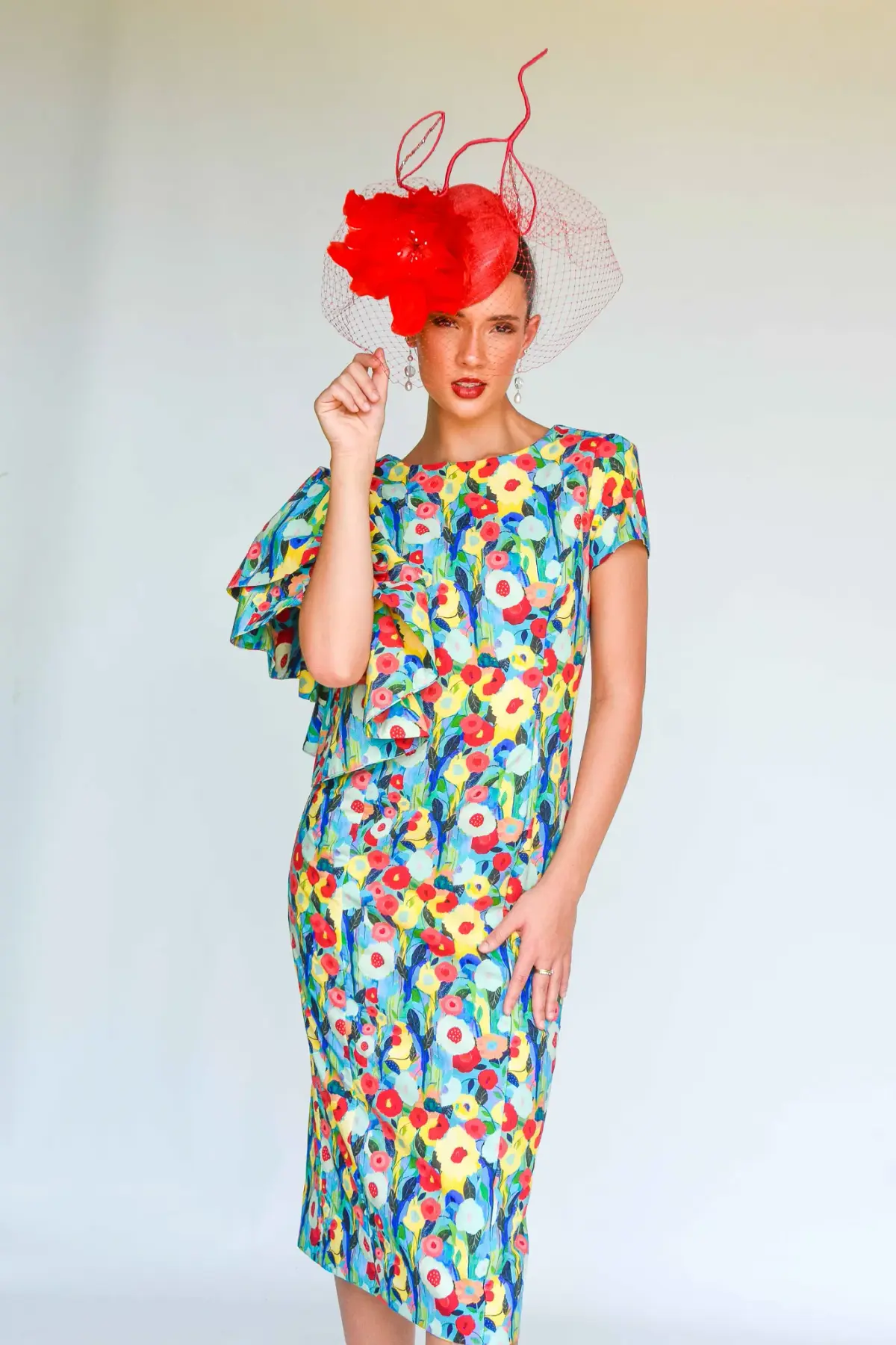 Sonia Fashion Serenity Millinery in Red - Image 1