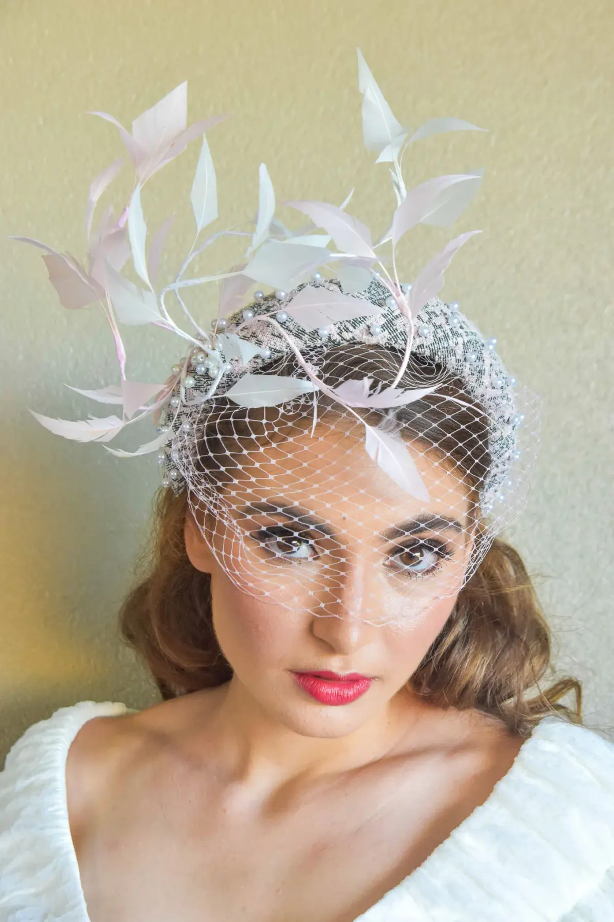 Sonlia Fashion Sophia Millinery in White - Image 1