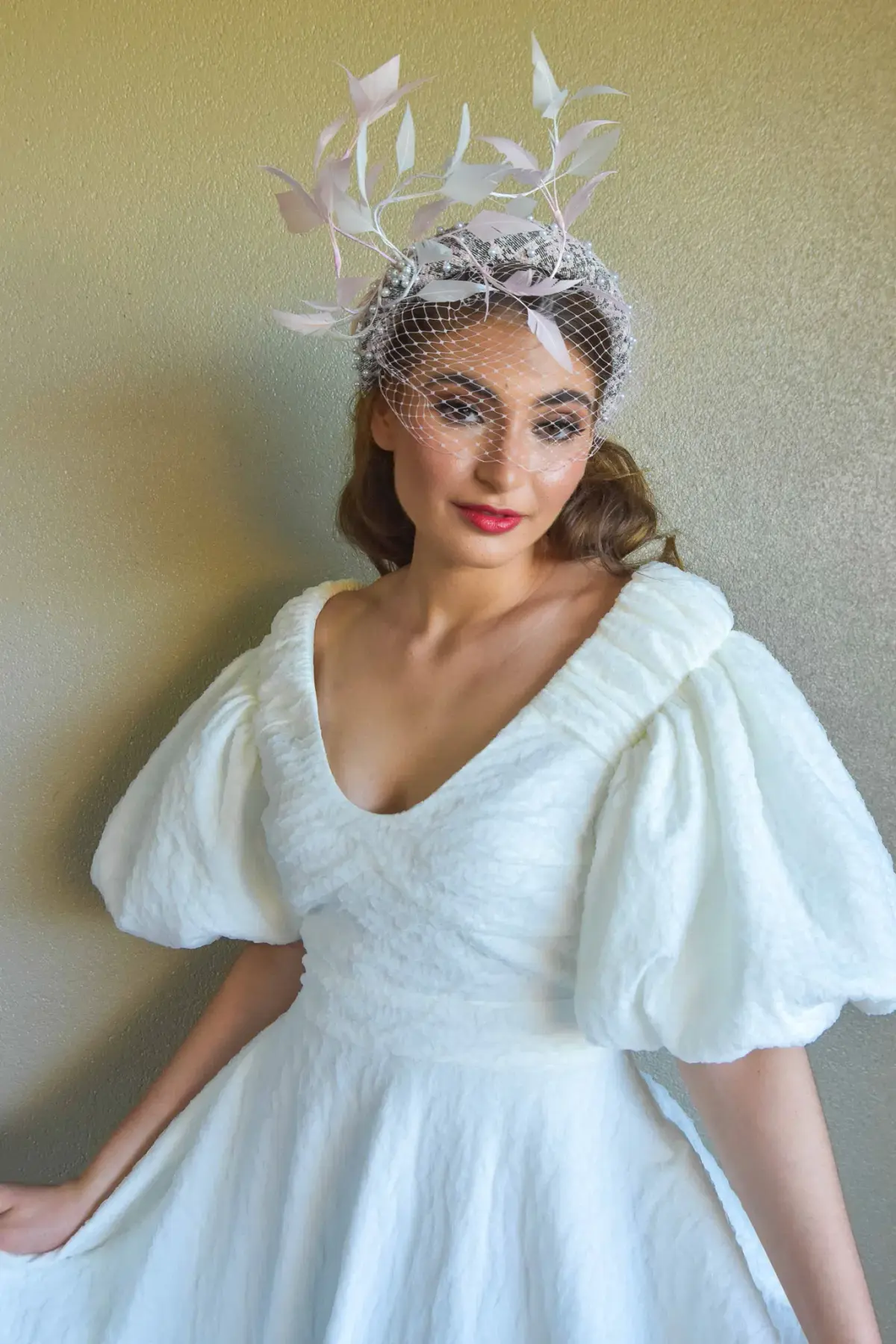 Sonlia Fashion Sophia Millinery in White - Image 2