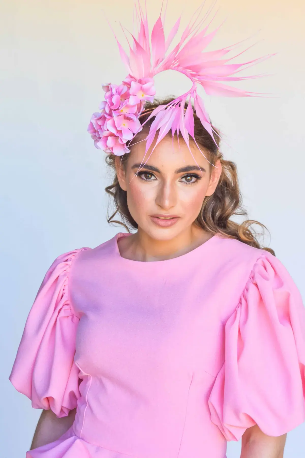 Sonlia Fashion Valentina Millinery in Pink - Image 1