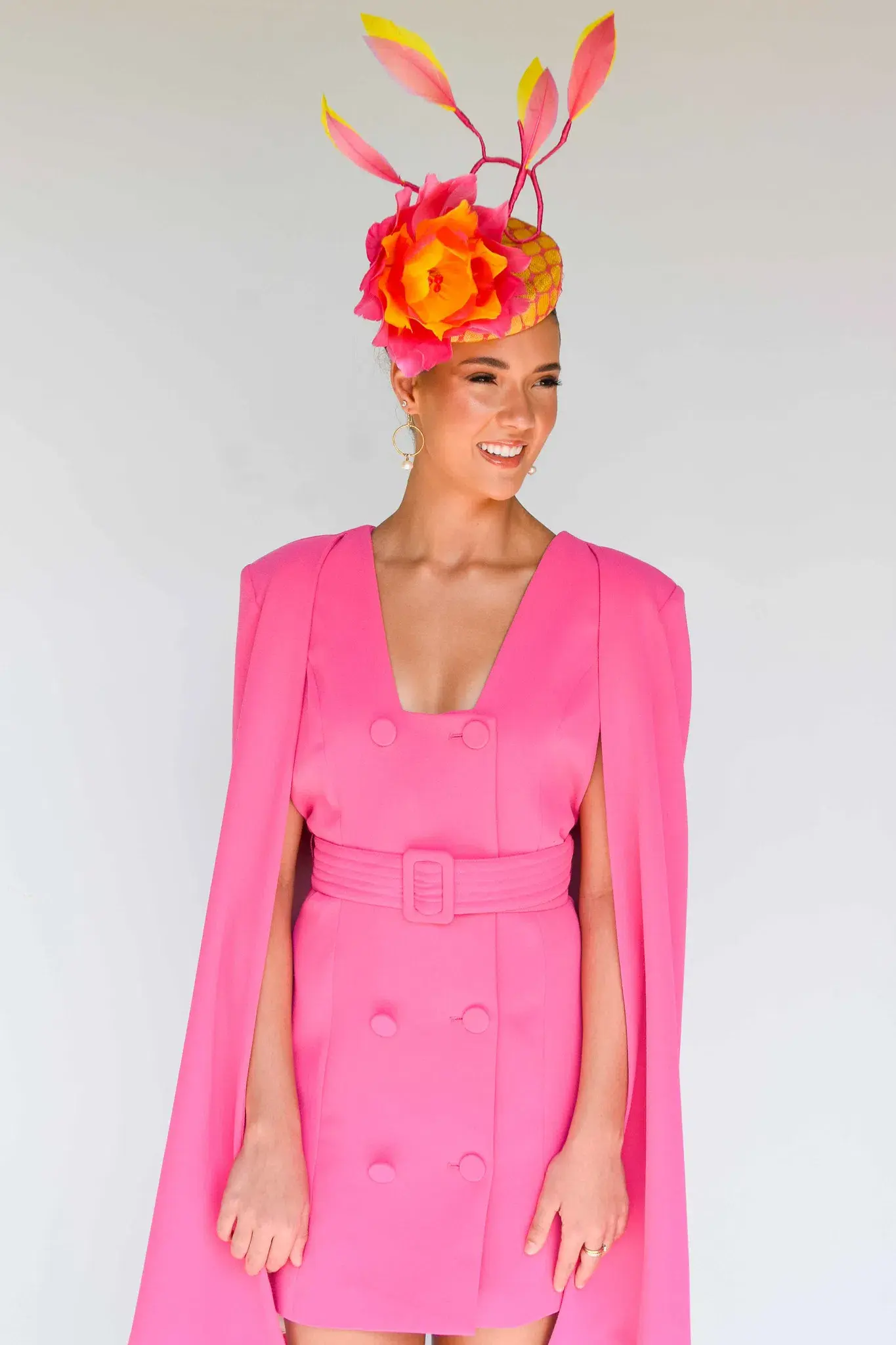Sonlia Fashion Stella Fascinator in Pink - Image 1