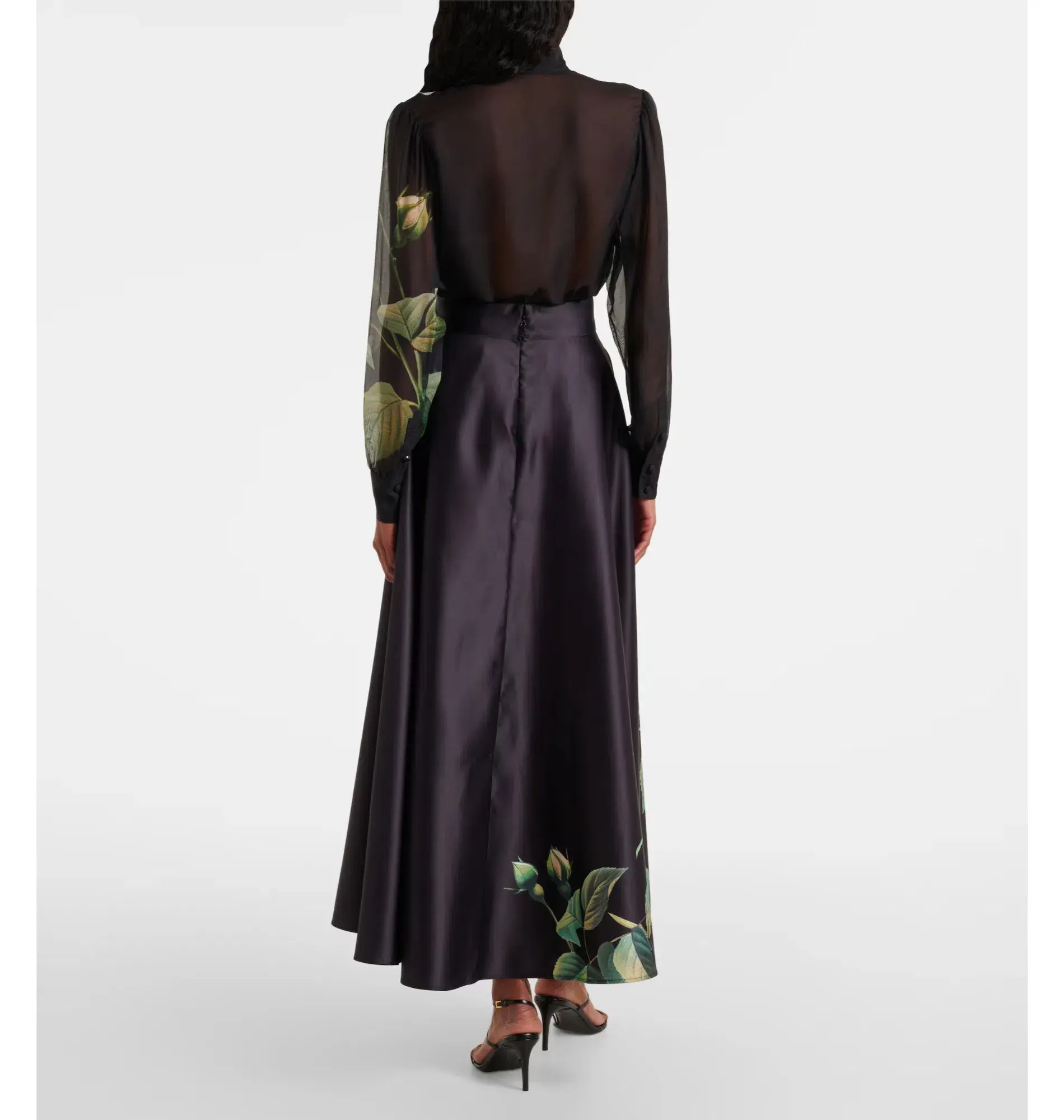 Leo Lin Alma Blouse Rosalyn Skirt Size 8 - Image 2