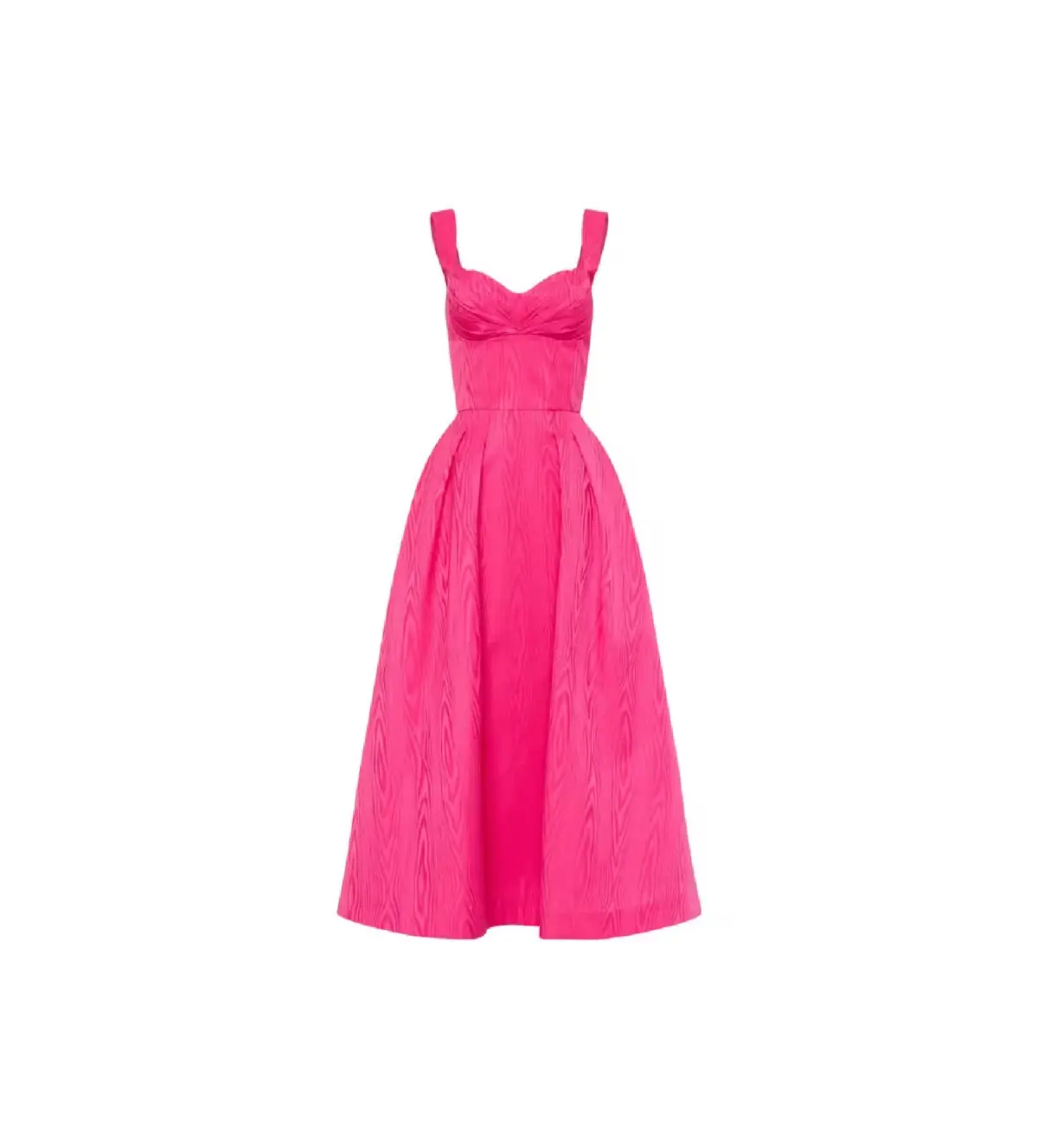 Rebecca Vallance Lyla Midi Dress Hot Pink Size 10 - Image 5