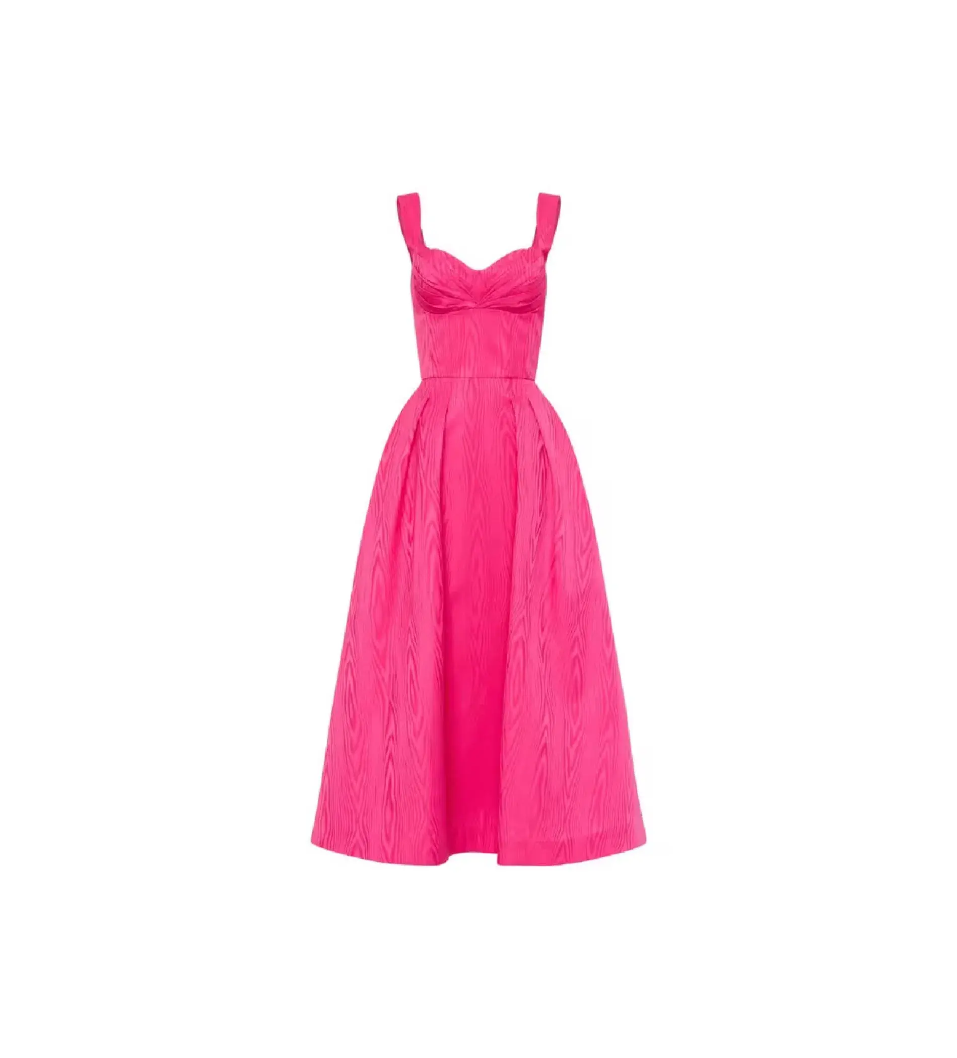 Rebecca Vallance Lyla Midi Dress Hot Pink Size 10 - Image 5