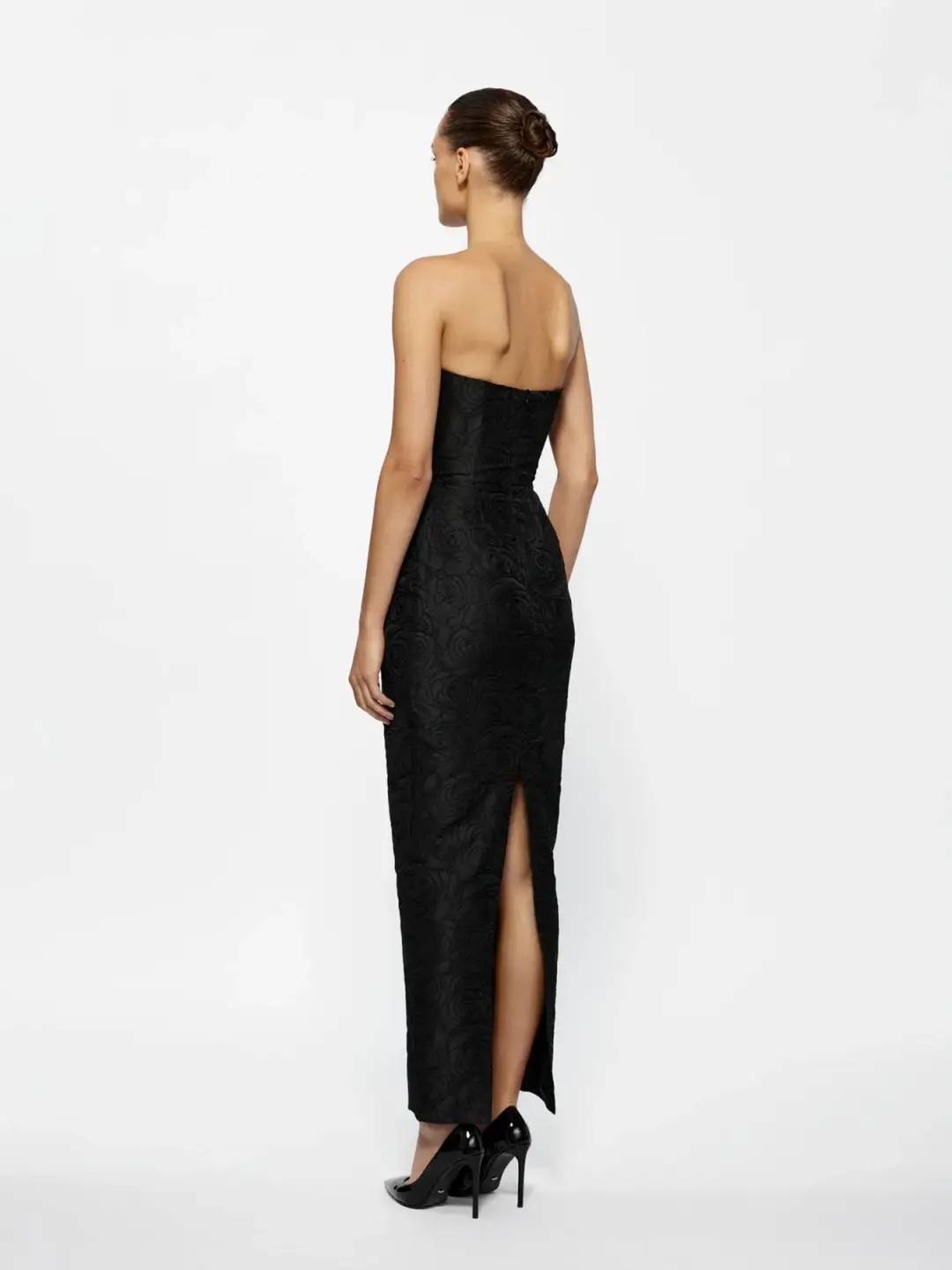 Effie Kats Kiera Gown Black Size 10 for rent on The Volte - main image