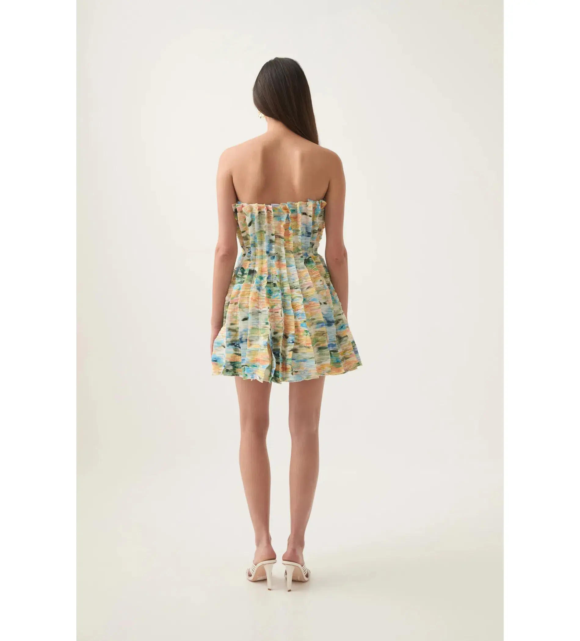 Aje Hybrid Sleeveless Mini Dress in Floral Haze Size AU 4 - Image 3
