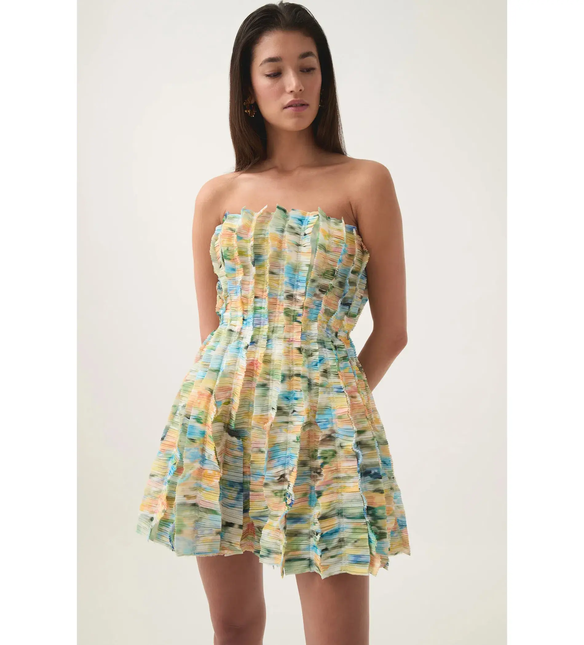 Aje Hybrid Sleeveless Mini Dress in Floral Haze Size AU 4 - Image 1