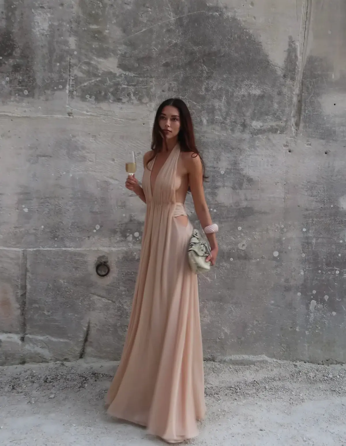 Arcina Ori Florence Maxi Dress Stone Size XS / AU 6 - Image 5